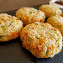 Vegetable Patties with cheese