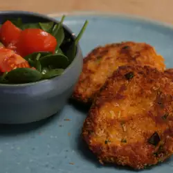 Vegetable Patties with red lentils