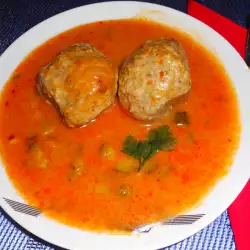 Pan-Fried Meatballs with Tomatoes
