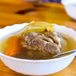 Clear Kurban Soup of Lamb Meat