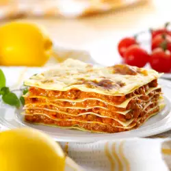 Lasagna with mince