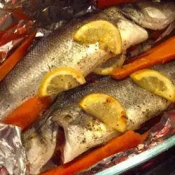 Oven-Baked Sea Bass with Tomatoes