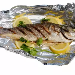 Grilled Sea Bass in Foil