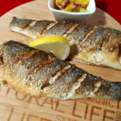Grilled Sea Bass with Lemons