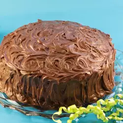 Sugar-Free Cake with Chocolate Spread