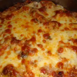 Lasagna with butter