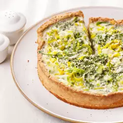 Tart with Leeks and Feta Cheese