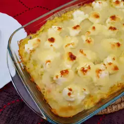 Gratin with cheese