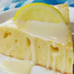 Cake Glaze with lemons
