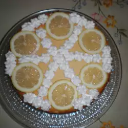Cheesecake with lemons
