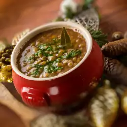 Vegetarian Soup with Red Lentils