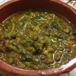 Vegan Soup with Spinach
