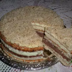 Walnut Cake with starch