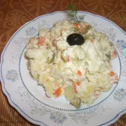 Russian Salad with potatoes