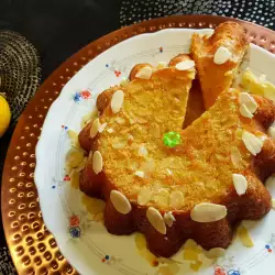 Syrup Cake with almonds