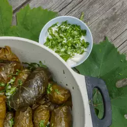 Rice Dolmades with Savory