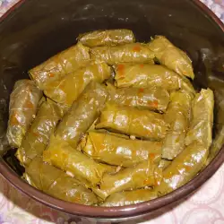 Rice Dolmades with Pork