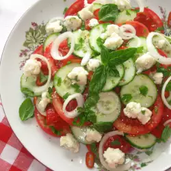 Summer Salad with Ricotta and Basil