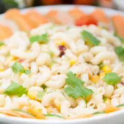 No Meat Pasta with Corn