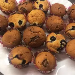 Blueberry Muffins with Milk