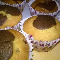 Two-Tone Muffins with Orange and Cocoa