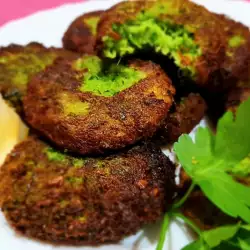 Vegetable Patties with spring onions