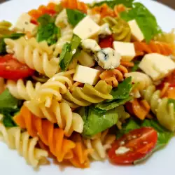 Pasta Salad with Tricolor Pasta