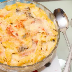 Oven-Baked Macaroni with chicken