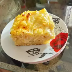 Oven-Baked Macaroni with feta cheese