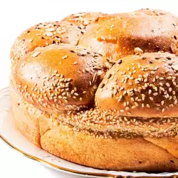 Cheese Bread Loaf with Sesame Seeds