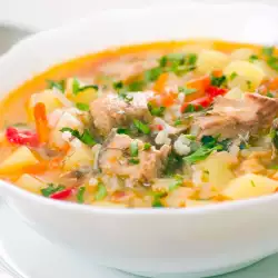 Fish Soup with olives