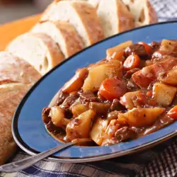 Potatoes with Meat and Marjoram