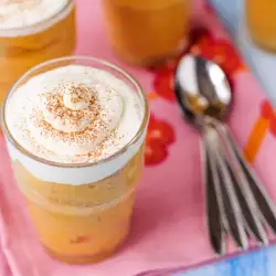 Pumpkin Mousse with Cream