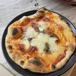 Authentic Margherita Pizza with Italian Dough