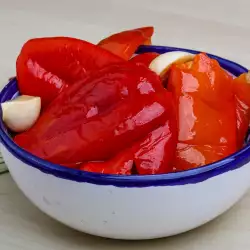 Country-Style Marinated Red Peppers