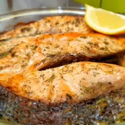 Oven-Baked Salmon with Mustard