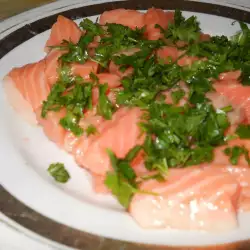 Pickled Fish with parsley