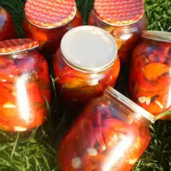 Marinated Bell Peppers in Jars