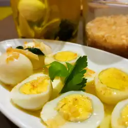 Appetizer with eggs