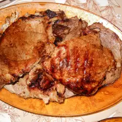 Grilled Pork Chops with Red Wine