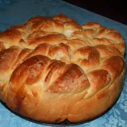 Butter Bread Loaf with Feta Cheese