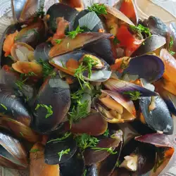 Mussels with Garlic