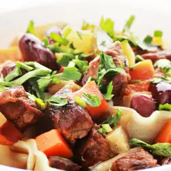 Meat Salad with Dill