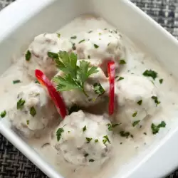 Meatballs with Sauce and Parsley
