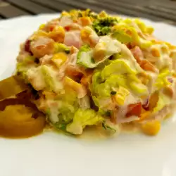 Mayo Salad with Tomatoes