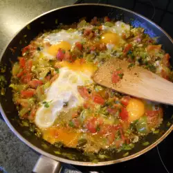 Sunny Side Up Eggs with parsley