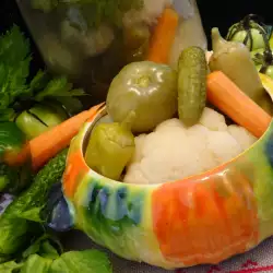 Pickled Cauliflower with Celery