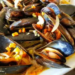 Mussels with Celery