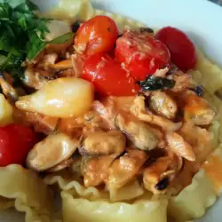 Seafood with Cherry Tomatoes