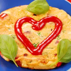 Potato Omelette with Peppers